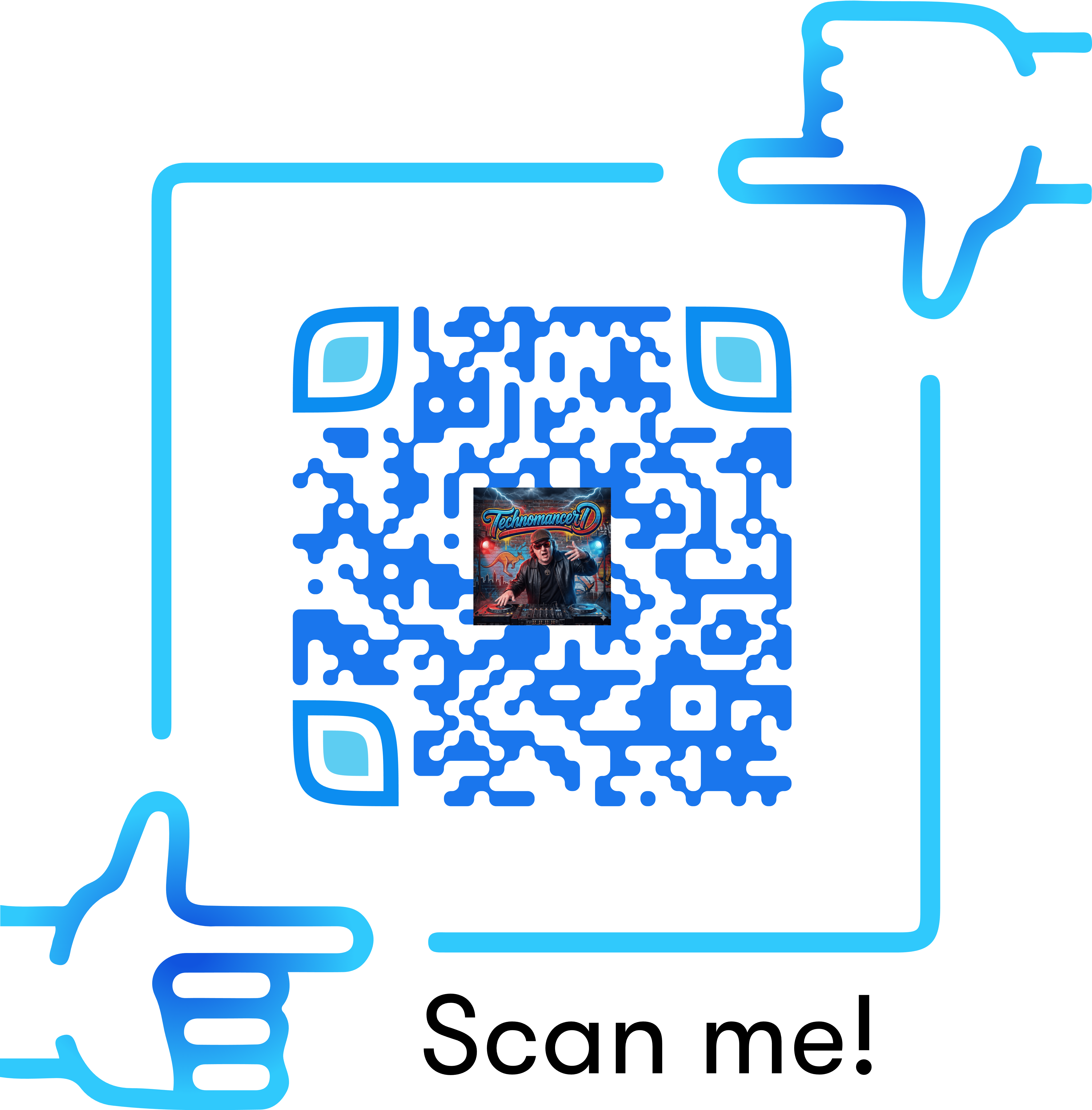 Technomancer D & Cursy QR code